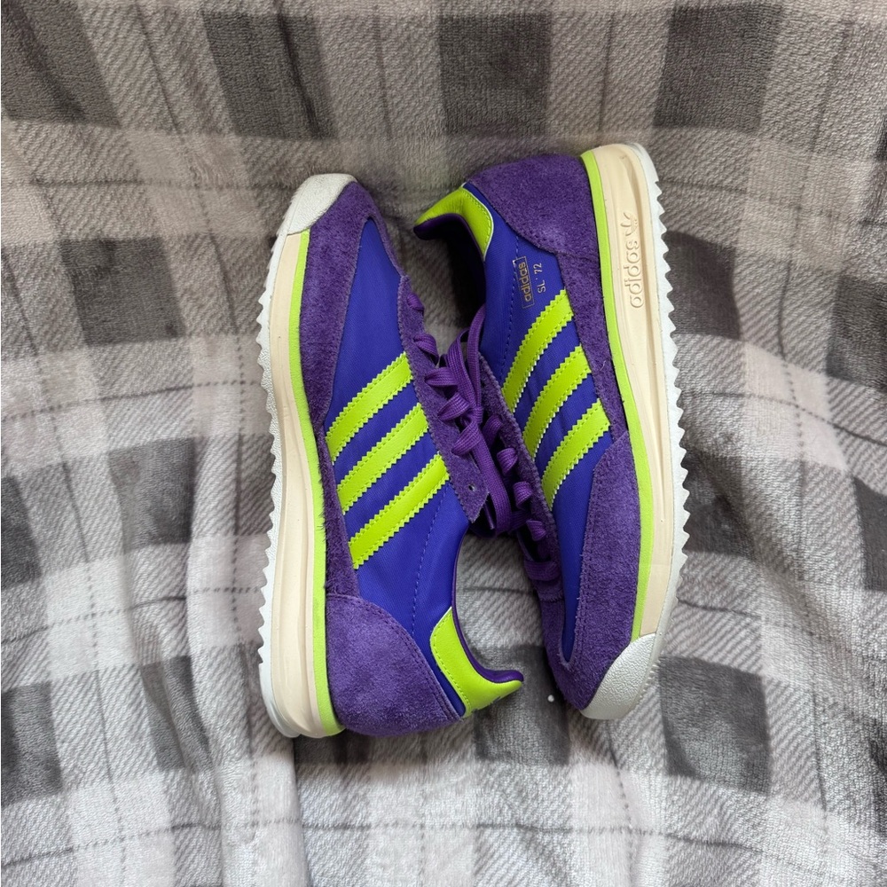Adidas SL 72 RS Purple Mens 6 - Picture 2 of 5